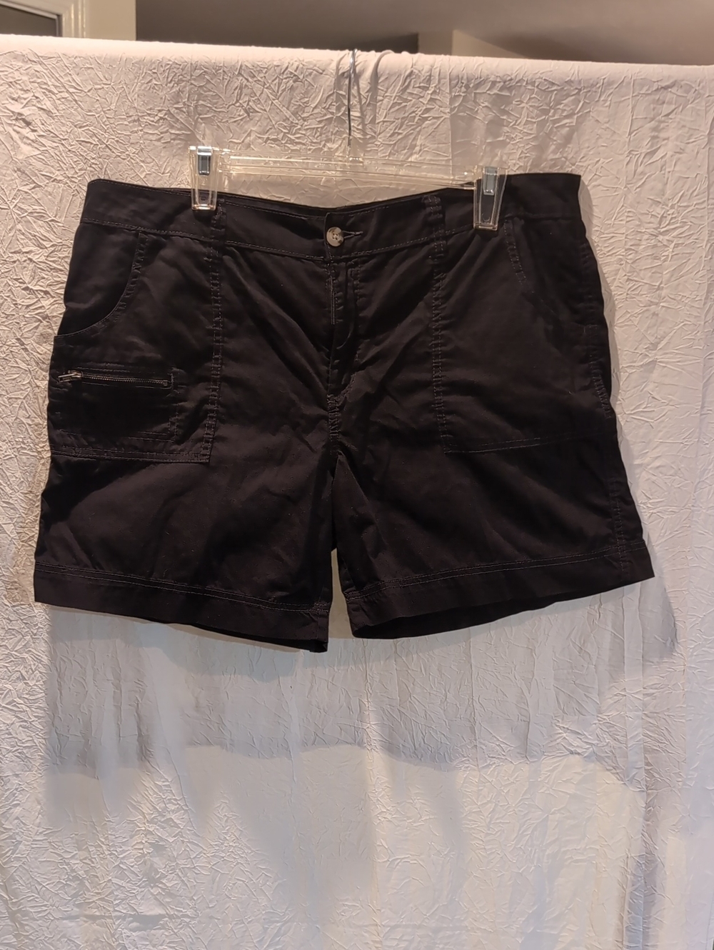 Faded Glory Black Women's Cargo Shorts